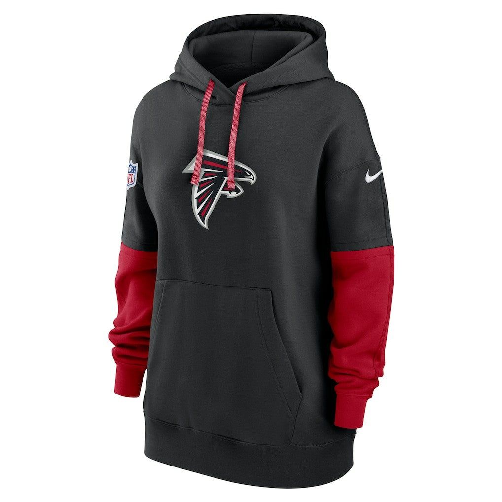 Atlanta Falcons Women's Sideline Essential Hoodie - Black Hoodies