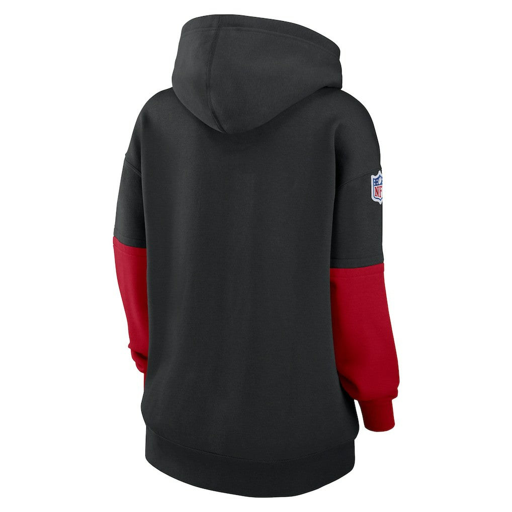 Atlanta Falcons Women's Sideline Essential Hoodie - Black Hoodies