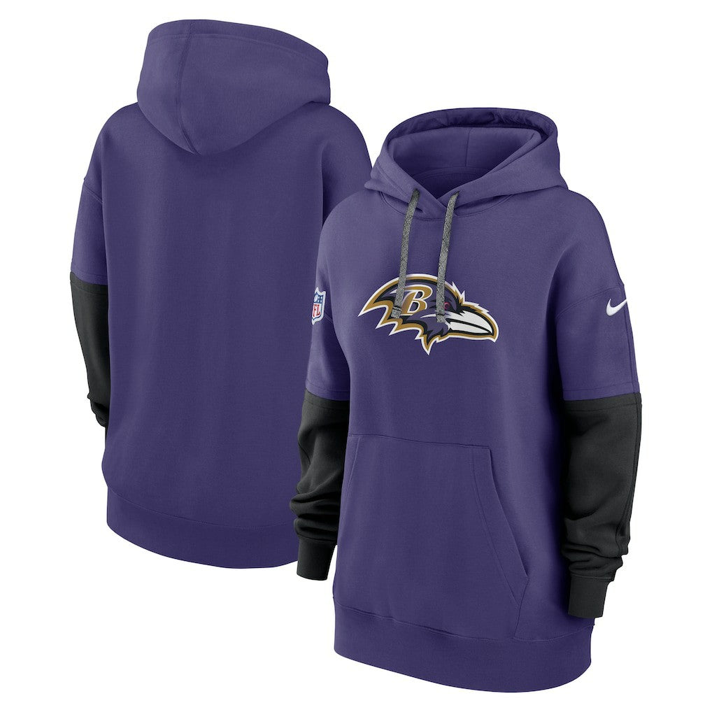 Baltimore Ravens Women's Sideline Essential Hoodie - Purple Hoodies