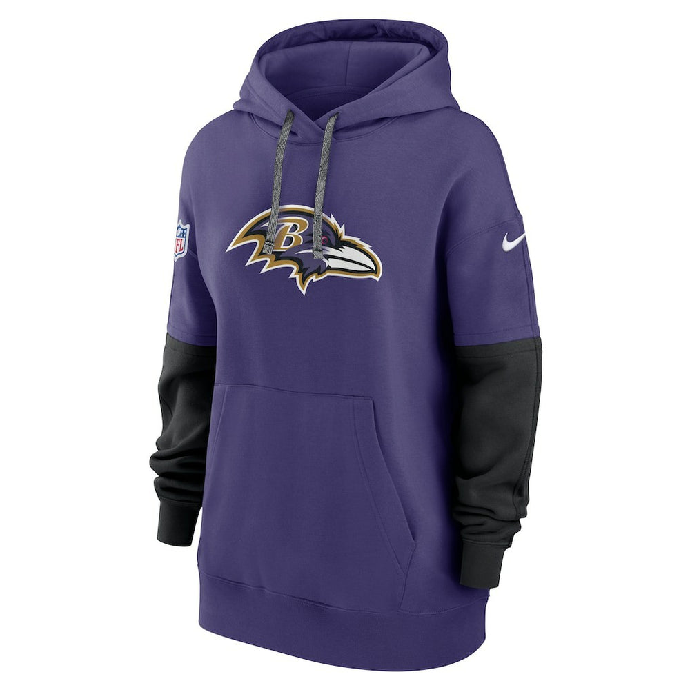Baltimore Ravens Women's Sideline Essential Hoodie - Purple Hoodies