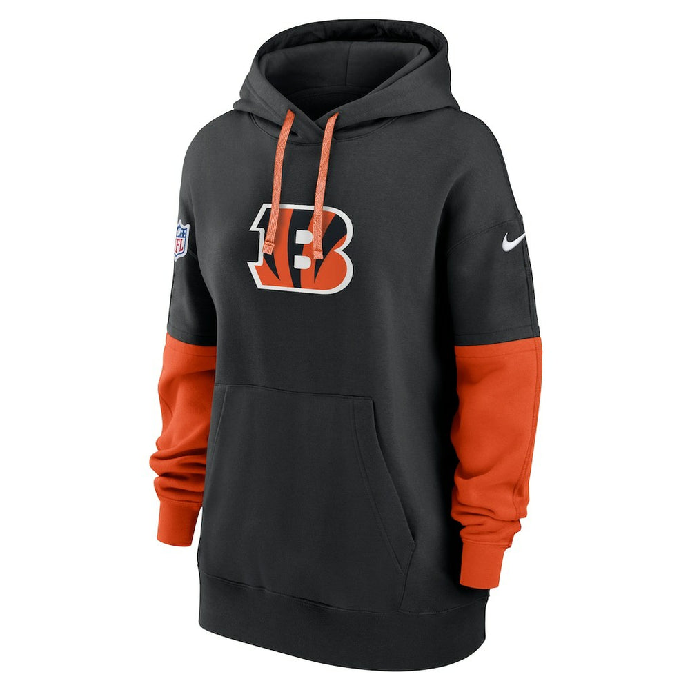 Cincinnati Bengals Women's Sideline Essential Hoodie - Black Hoodies