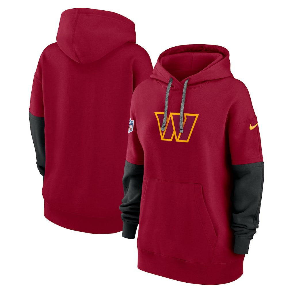 Washington Commanders Women's Sideline Essential Hoodie - Burgundy Hoodies