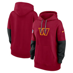 Washington Commanders Women's Sideline Essential Hoodie - Burgundy Hoodies