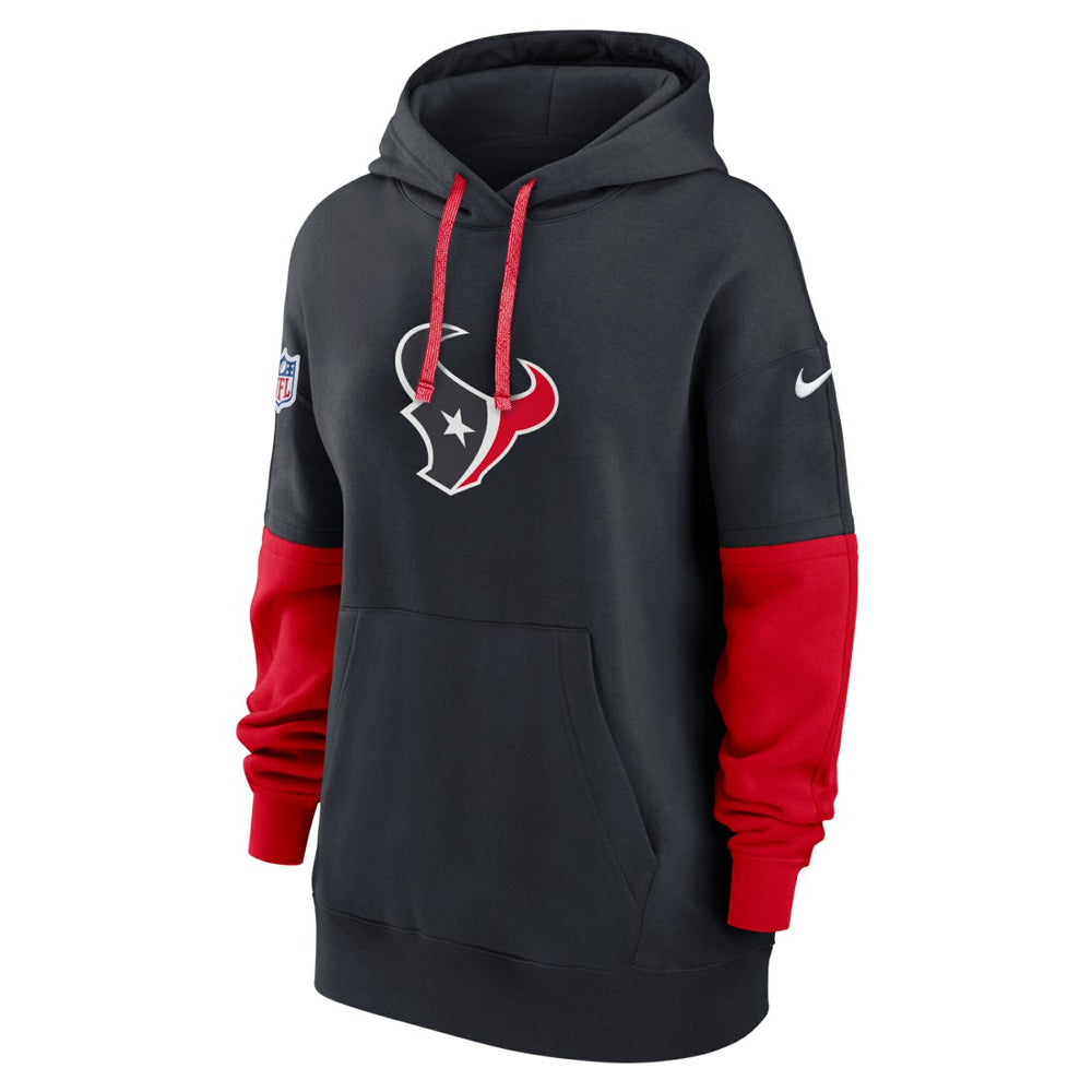 Houston Texans Women's Sideline Essential Hoodie - Navy Hoodies
