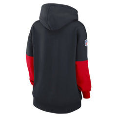 Houston Texans Women's Sideline Essential Hoodie - Navy Hoodies