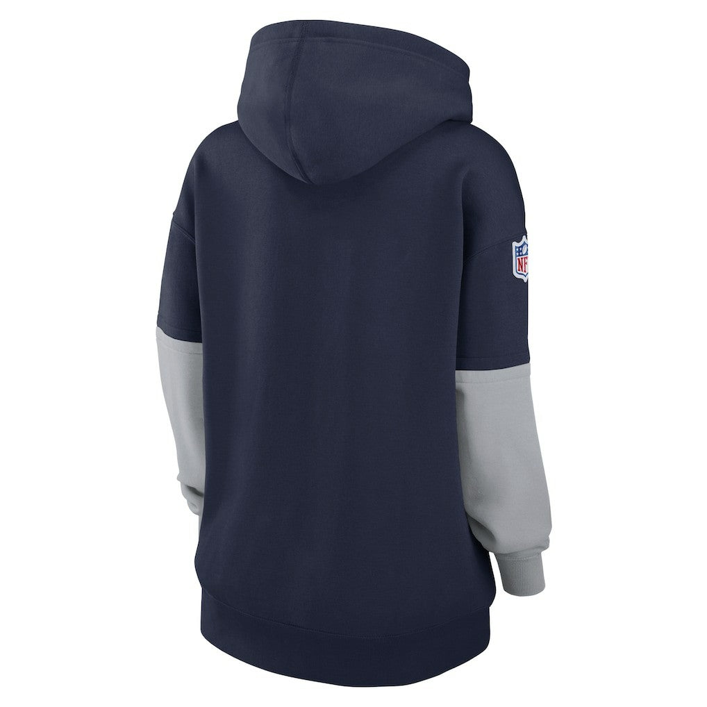 Dallas Cowboys Women's Sideline Essential Hoodie - Navy Hoodies