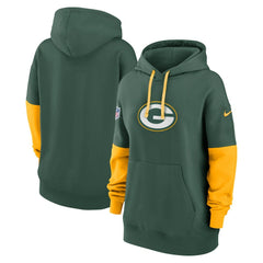 Green Bay Packers Women's Sideline Essential Hoodie - Green Hoodies