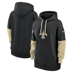 New Orleans Saints Women's Sideline Essential Hoodie - Black Hoodies