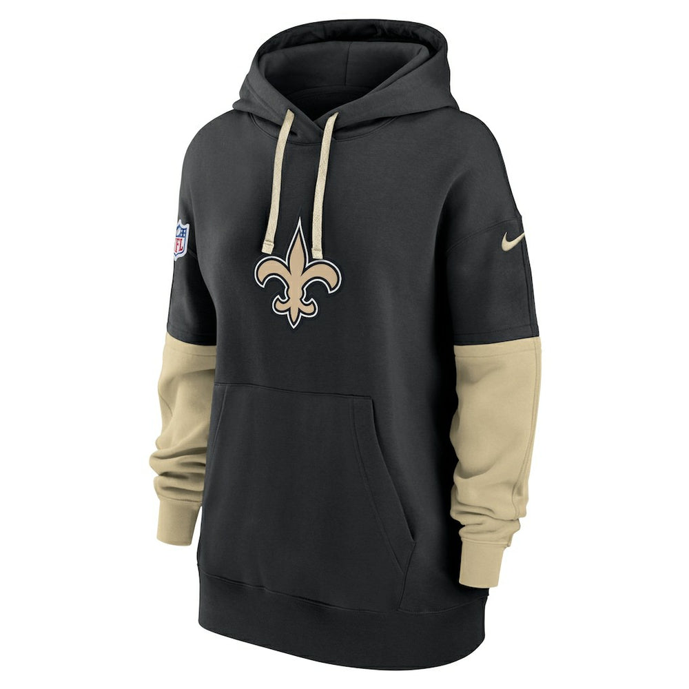 New Orleans Saints Women's Sideline Essential Hoodie - Black Hoodies
