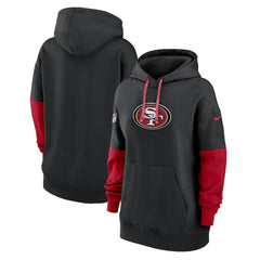San Francisco 49ers Women's Sideline Essential Hoodie - Black Hoodies