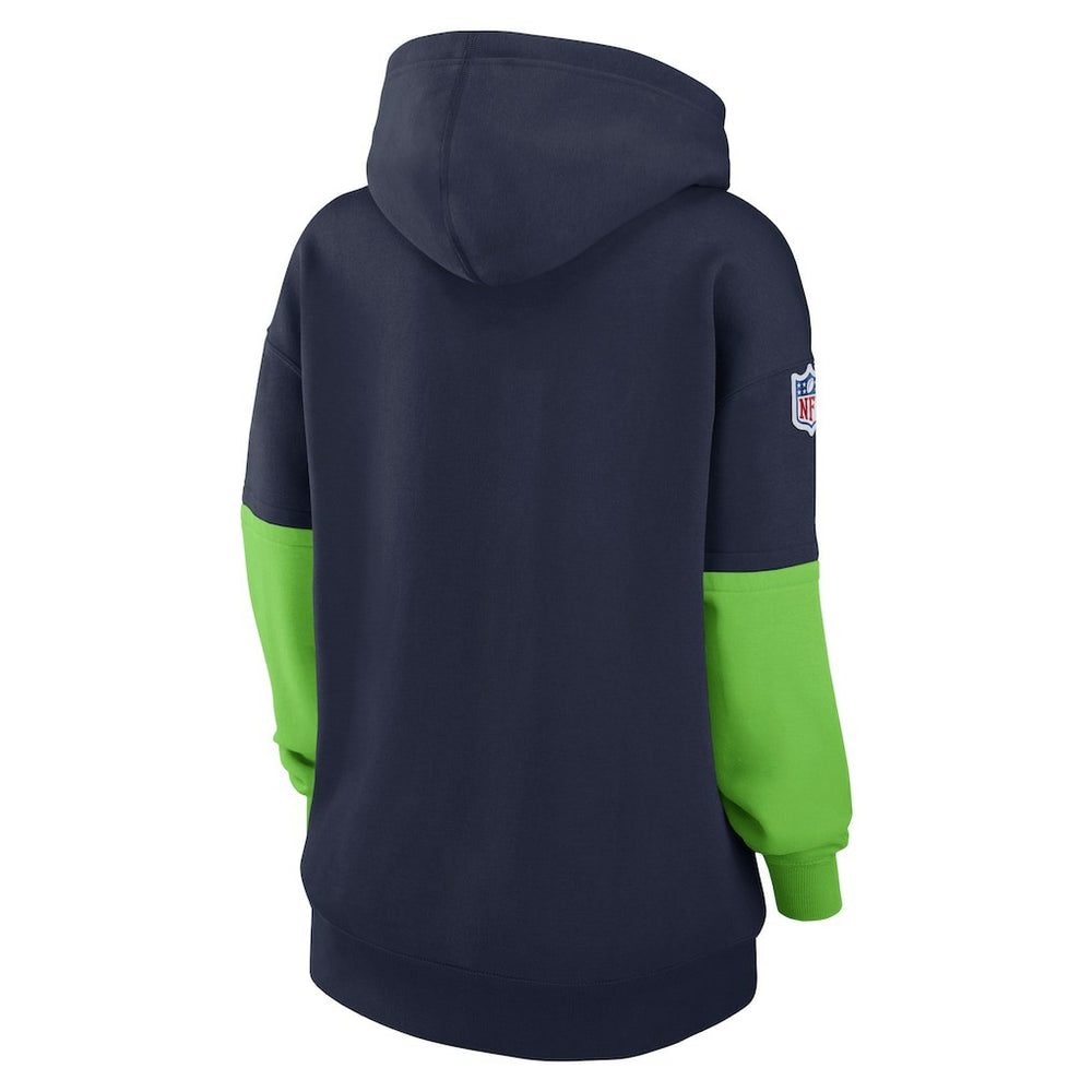 Seattle Seahawks Women's Sideline Essential Hoodie - College Navy Hoodies