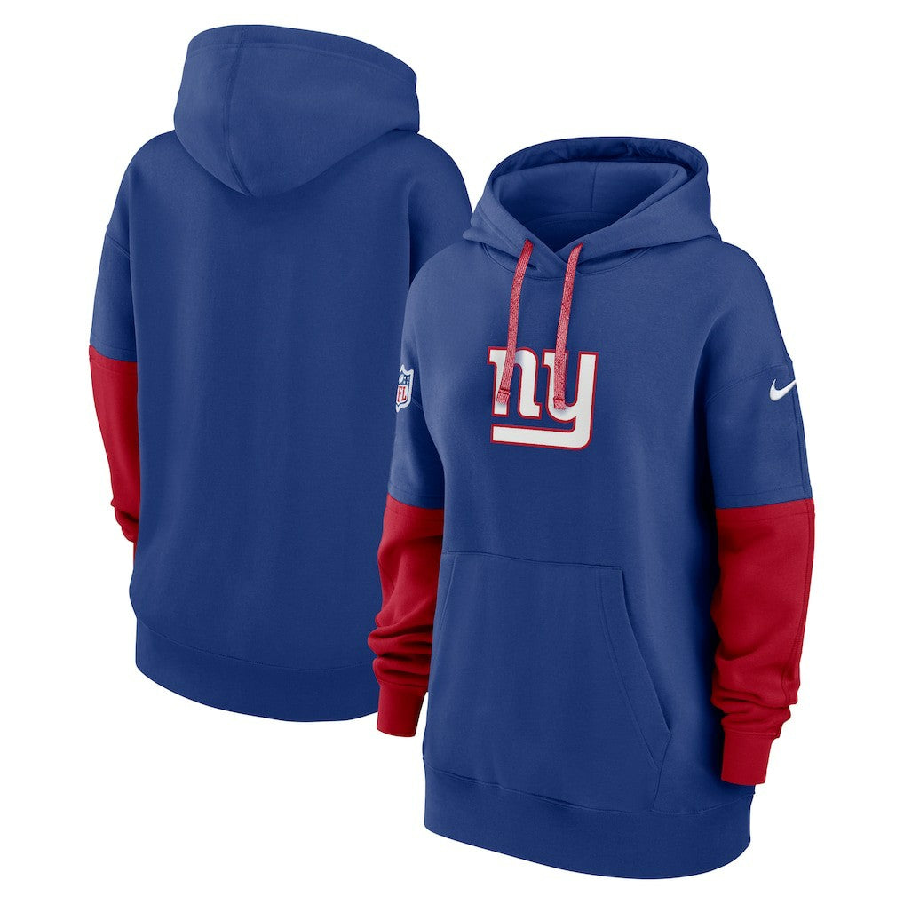 New York Giants Women's Sideline Essential Hoodie - Royal Hoodies
