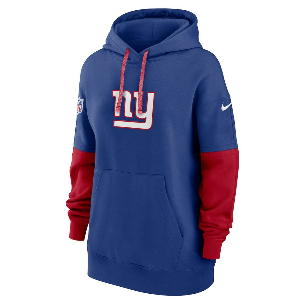 New York Giants Women's Sideline Essential Hoodie - Royal Hoodies