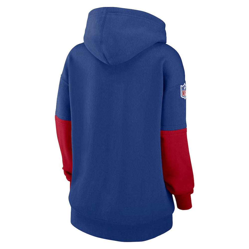 New York Giants Women's Sideline Essential Hoodie - Royal Hoodies