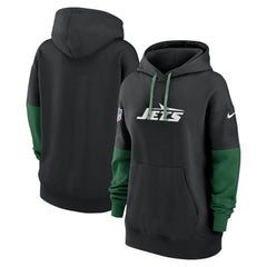 New York Jets Women's Sideline Essential Hoodie - Black Hoodies