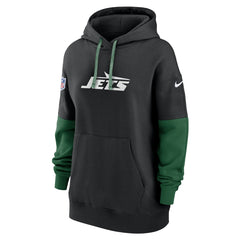 New York Jets Women's Sideline Essential Hoodie - Black Hoodies