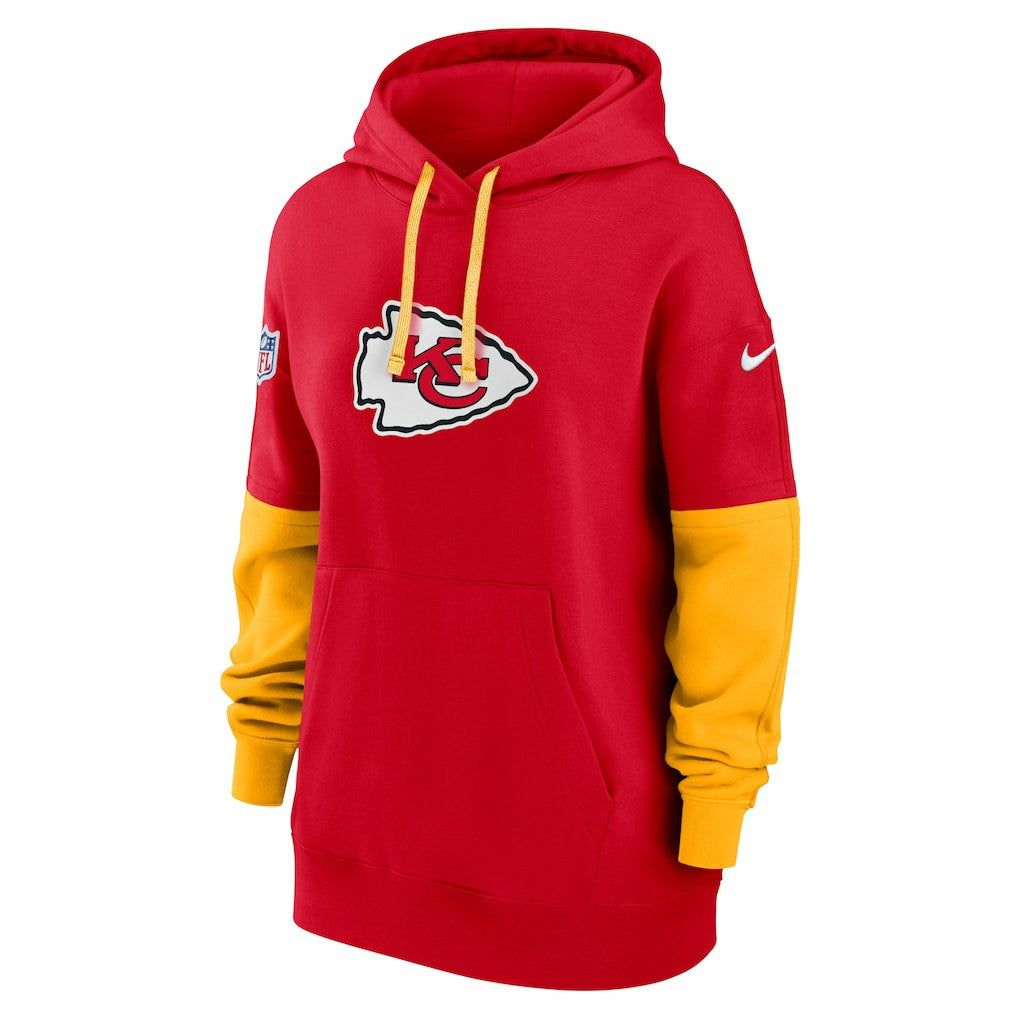 Kansas City Chiefs Women's Sideline Essential Hoodie - Red Hoodies