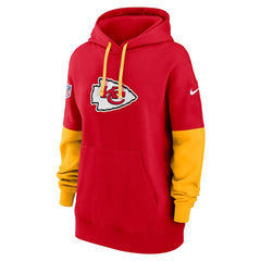 Kansas City Chiefs Women's Sideline Essential Hoodie - Red Hoodies