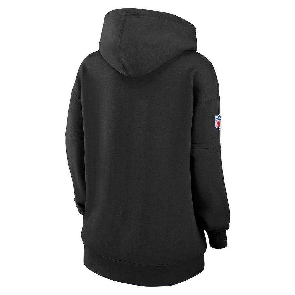 Las Vegas Raiders Women's 2024 NFL Crucial Catch Club Pullover Hoodie - Black Hoodies