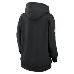 New York Jets Women's 2024 NFL Crucial Catch Club Pullover Hoodie - Black Hoodies