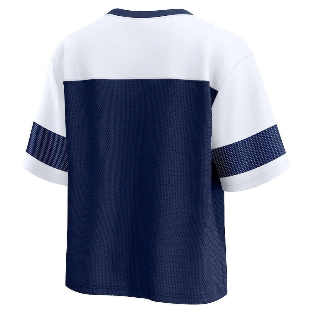 Dallas Cowboys Women's Homeschool Jersey Poly V-Neck
Fashion Top - Navy/White Jerseys