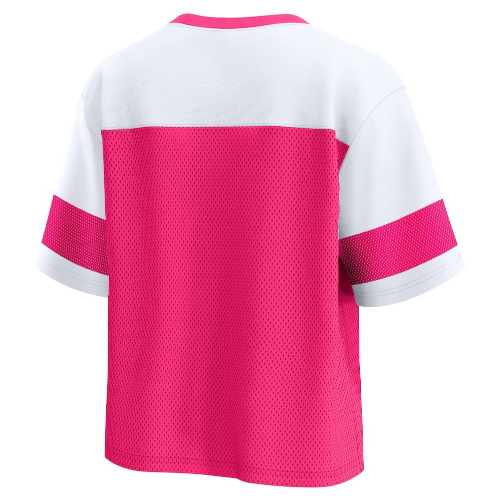 Dallas Cowboys Women's Homeschool Jersey Poly V-Neck
Fashion Top - Pink/White Jerseys