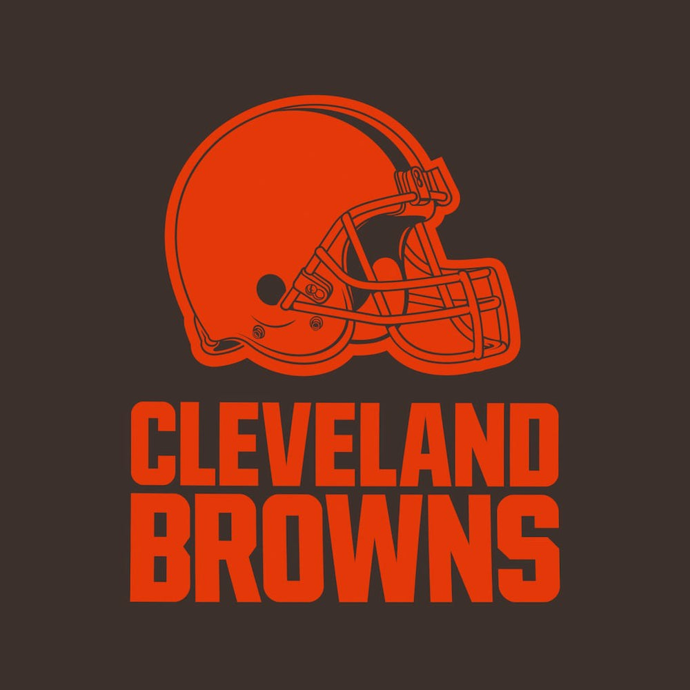 Cleveland Browns Women's Backup Option Long Sleeve Hoodie T-Shirt - Brown/White Hoodies