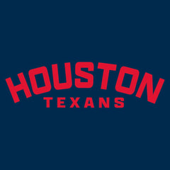 Houston Texans Women's Backup Option Long Sleeve Hoodie T-Shirt - Navy/White Hoodies