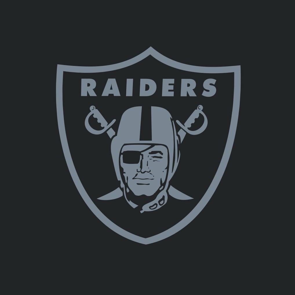 Las Vegas Raiders Women's Backup Option Long Sleeve Hoodie T-Shirt - Black/White Hoodies