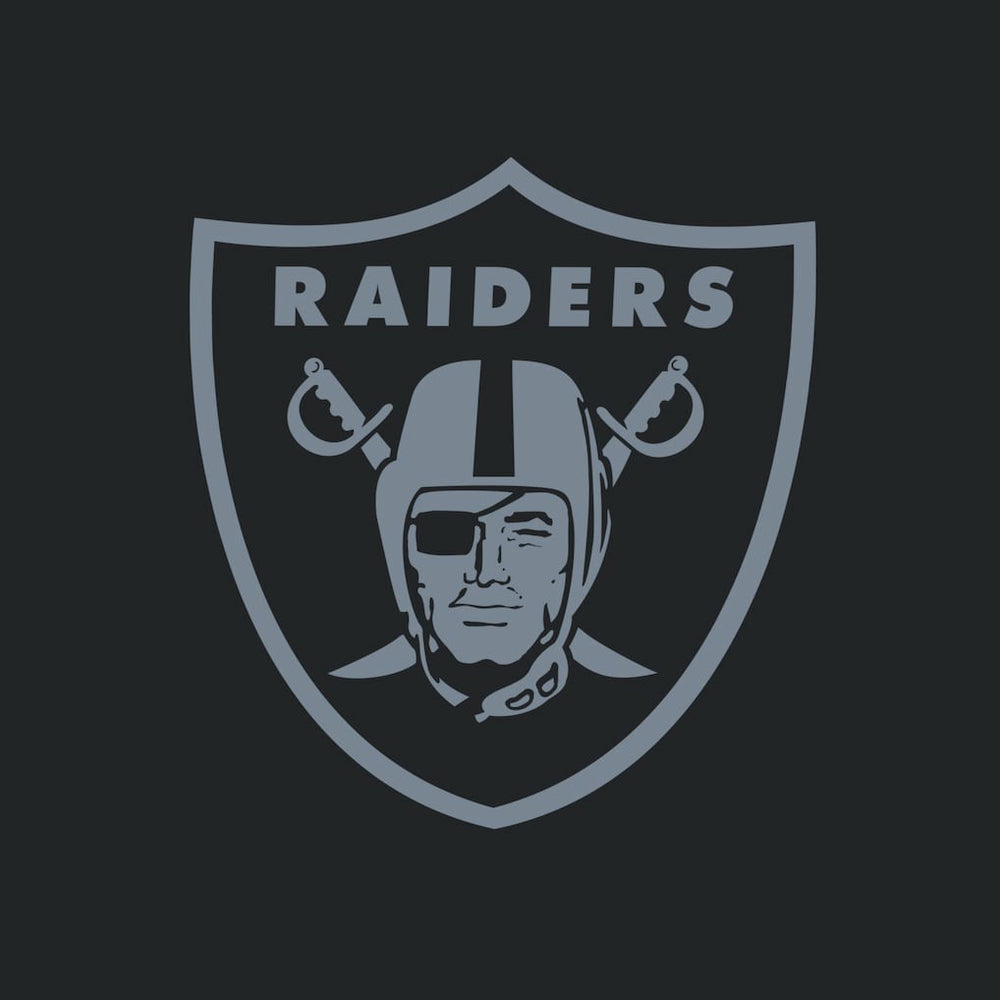 Las Vegas Raiders Women's Backup Option Long Sleeve Hoodie T-Shirt - Black/White Hoodies