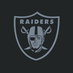 Las Vegas Raiders Women's Backup Option Long Sleeve Hoodie T-Shirt - Black/White Hoodies