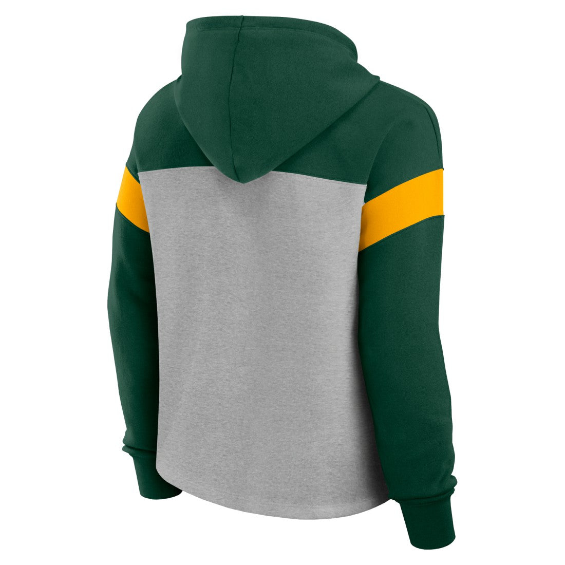 Green Bay Packers Women's Bold Play Call Pullover Hoodie - Heather Gray/Green Hoodies