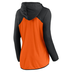 Cincinnati Bengals Women's Script Full-Zip Hoodie - Orange/Black Hoodies