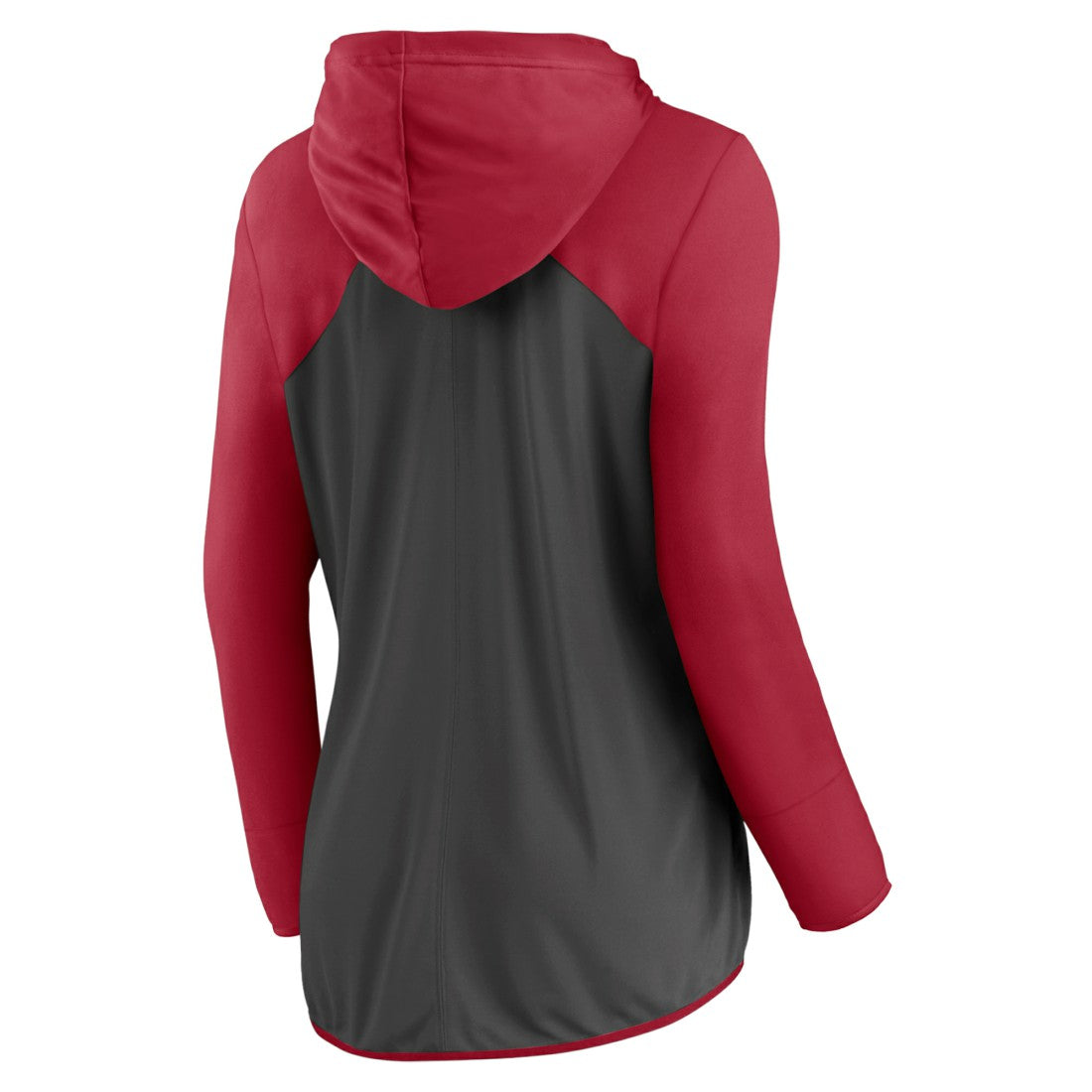 Tampa Bay Buccaneers Women's Script Full-Zip Hoodie - Pewter/Red Hoodies