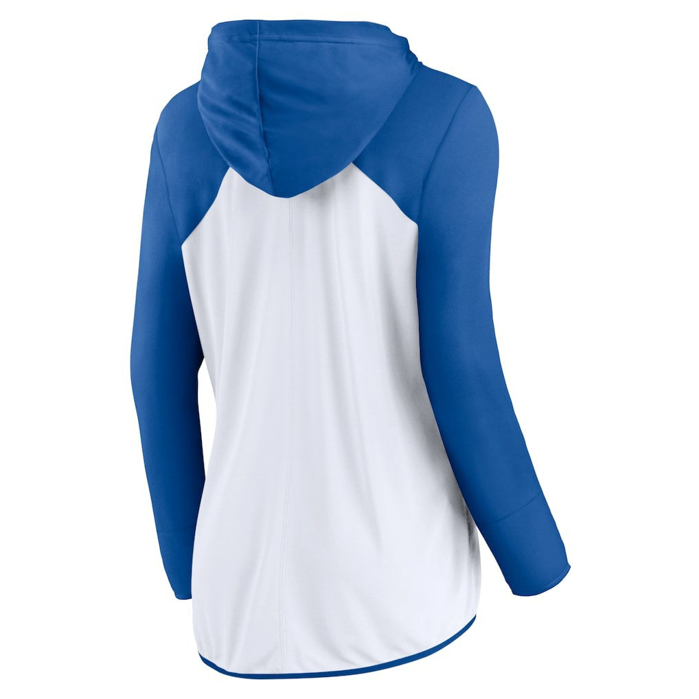 Indianapolis Colts Women's Script Full-Zip Hoodie - White/Royal Hoodies