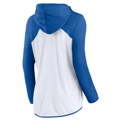 Indianapolis Colts Women's Script Full-Zip Hoodie - White/Royal Hoodies