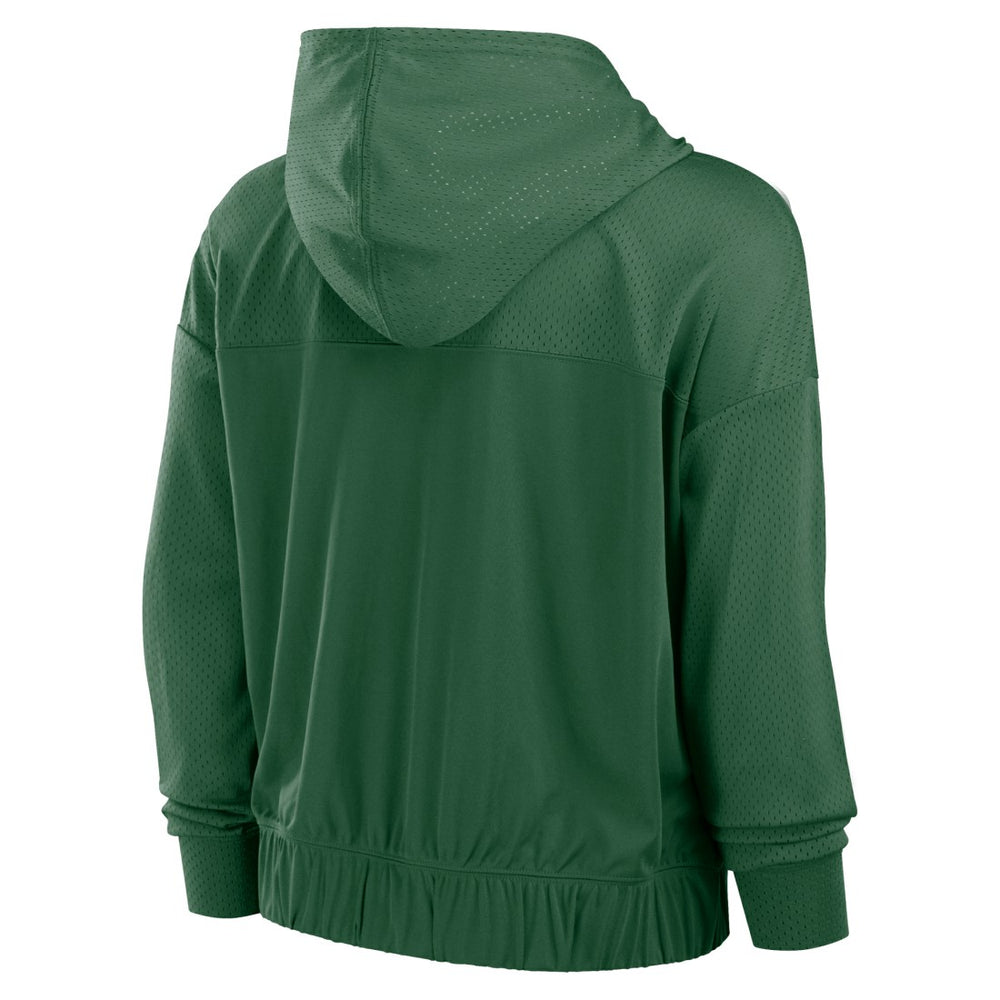 New York Jets Women's Script Lock Full-Zip Hoodie - Green Hoodies