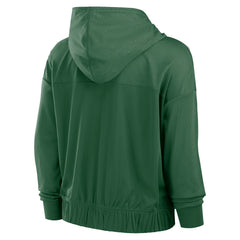 New York Jets Women's Script Lock Full-Zip Hoodie - Green Hoodies
