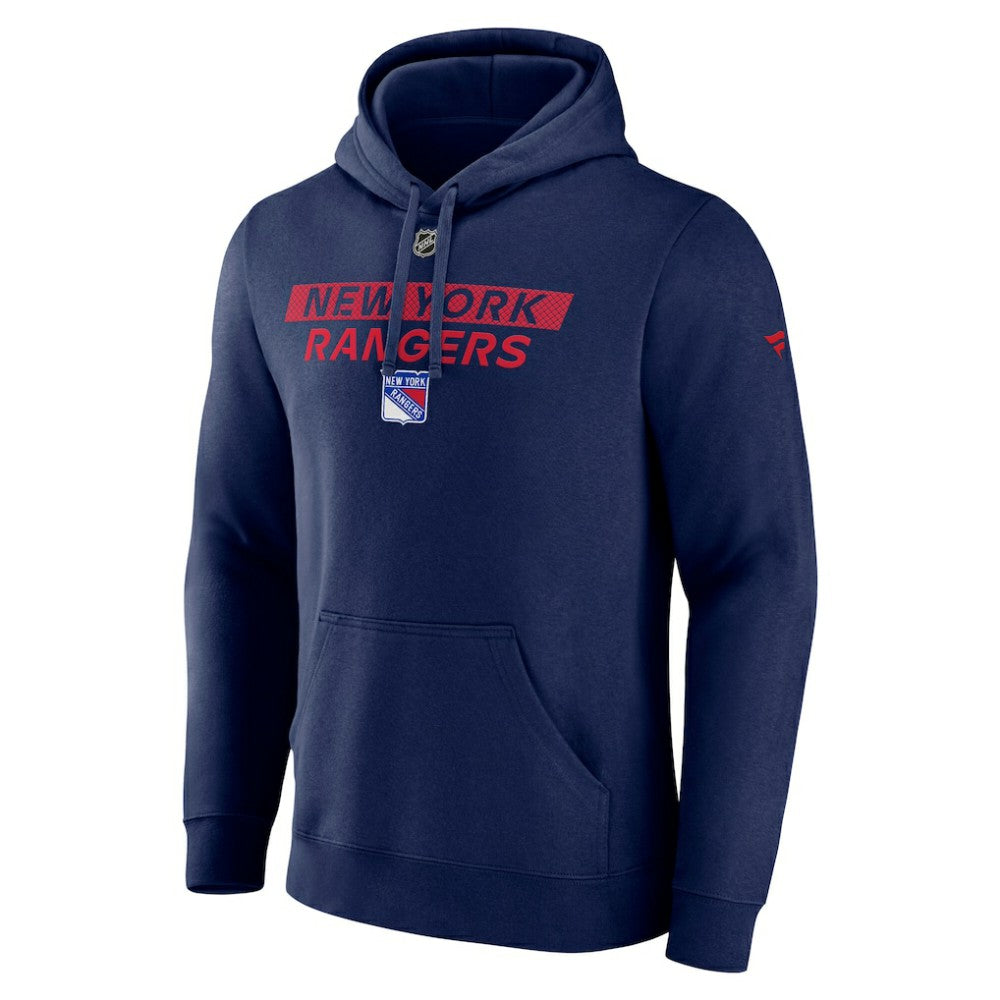 New York Rangers Fanatics Authentic Pro Core Primary Fleece Pullover Hoodie - Navy | US 200864271