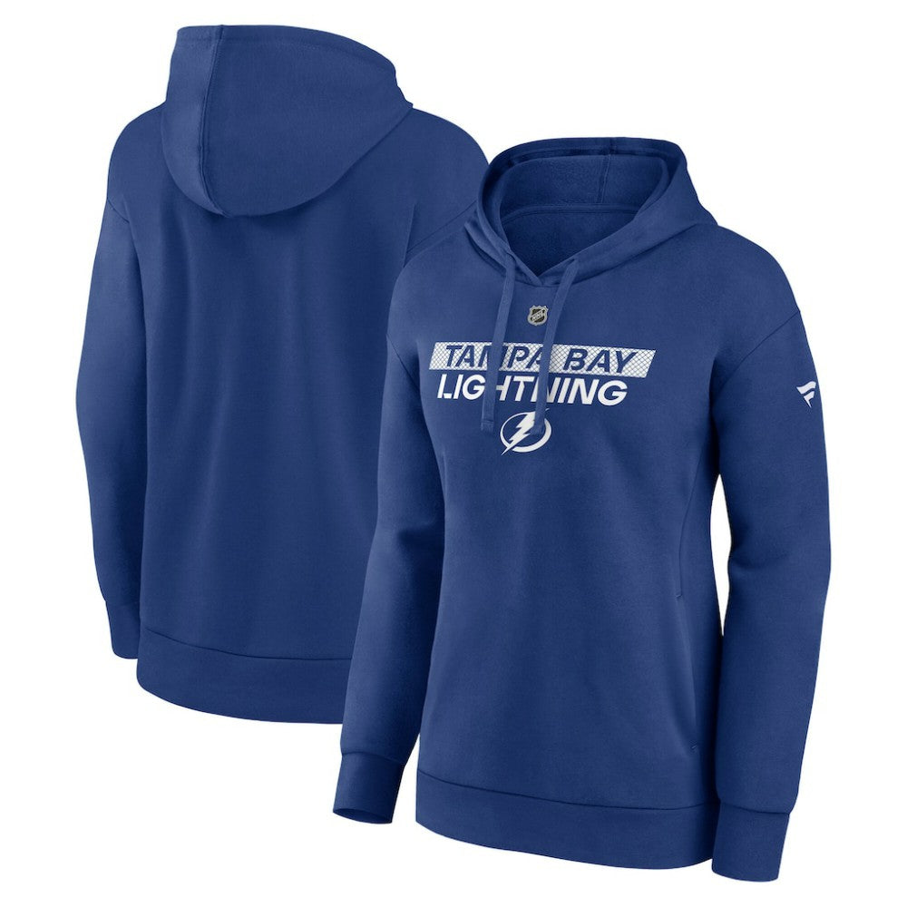 Tampa Bay Lightning Fanatics Women's Authentic Pro Core Primary Fleece Pullover Hoodie - Blue | US 200864319
