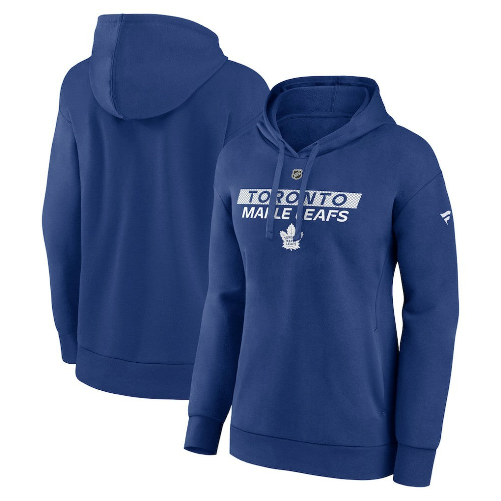 Toronto Maple Leafs Fanatics Women's Authentic Pro Core Primary Fleece Pullover Hoodie - Blue | US 200864323