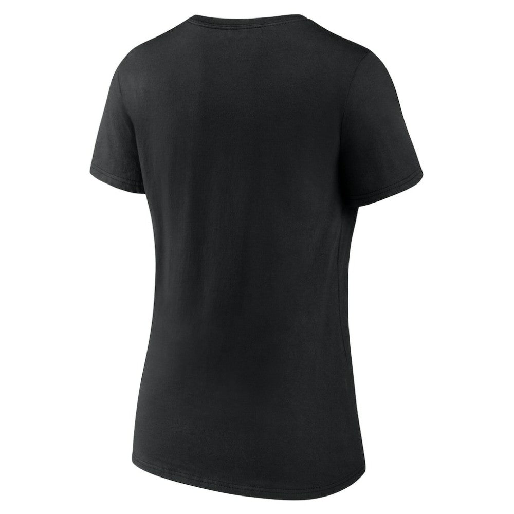 Pittsburgh Penguins Fanatics Women's Authentic Pro Core Primary V-Neck T-Shirt - Black | US 200864561