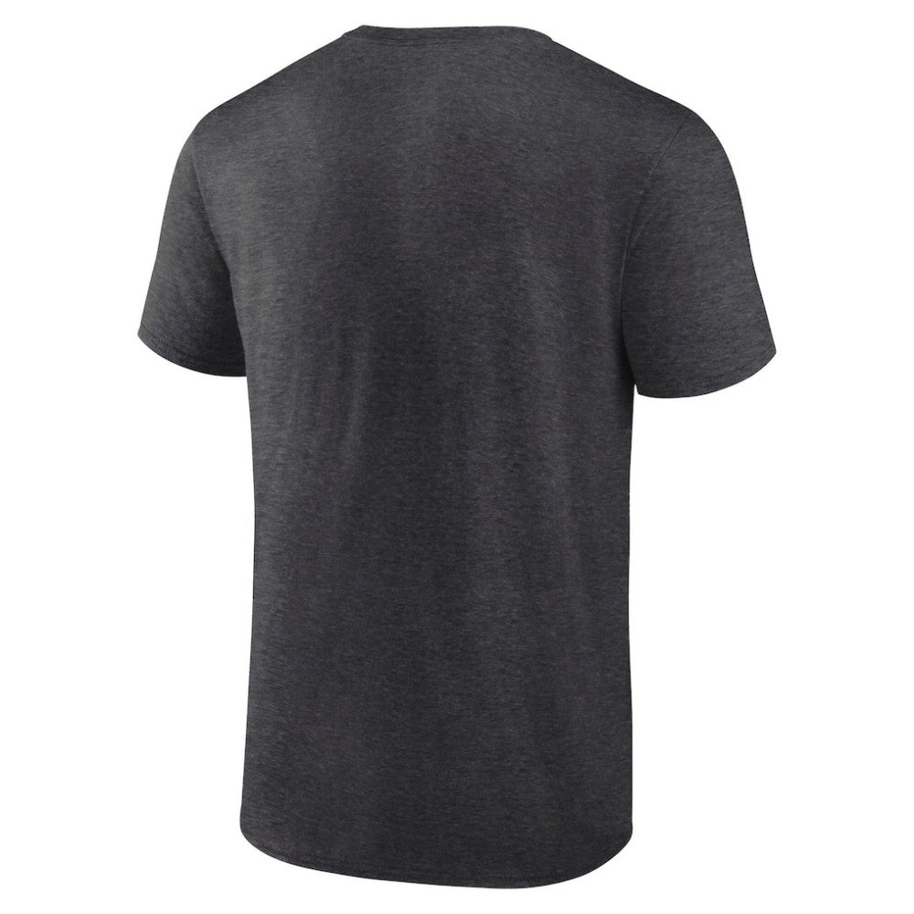Calgary Flames Fanatics Authentic Pro Core Primary T-Shirt - Heather Charcoal | US 200864610