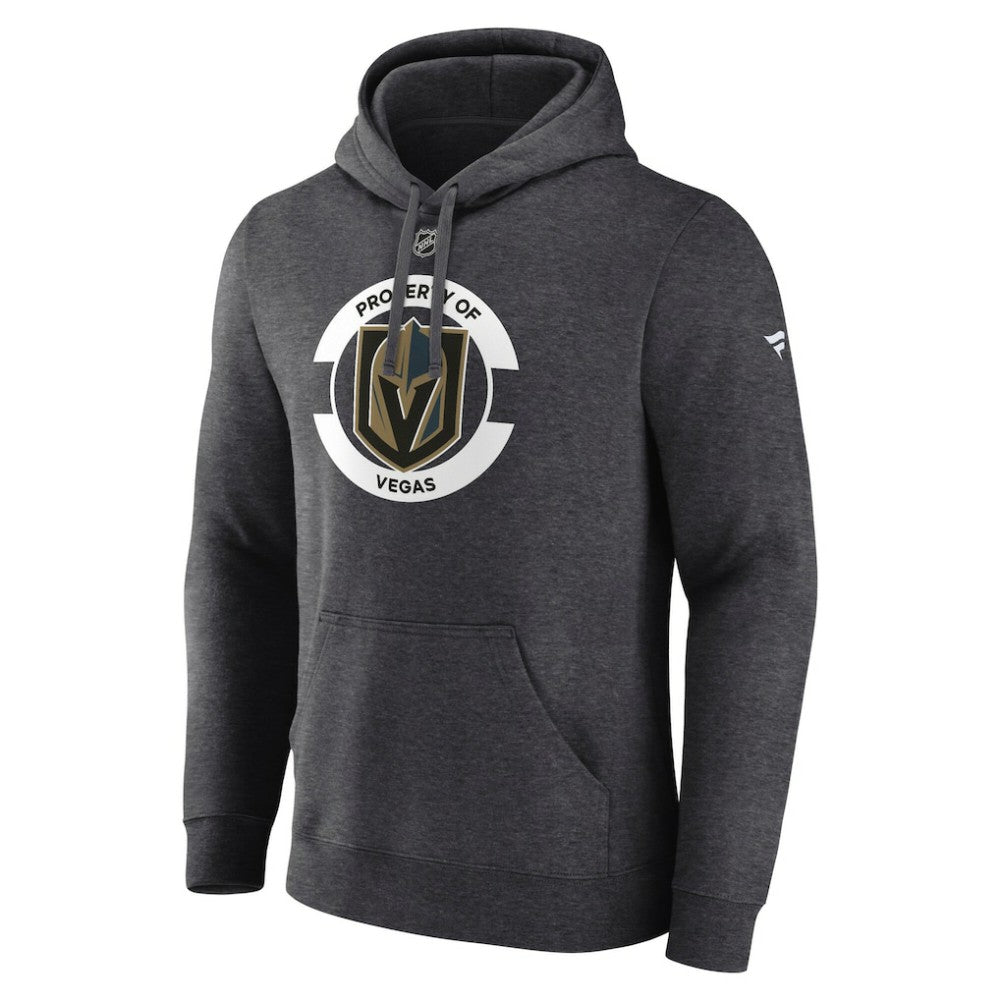 Vegas Golden Knights Fanatics Authentic Pro Core Secondary Fleece Pullover Hoodie - Heather Charcoal | US 200864719