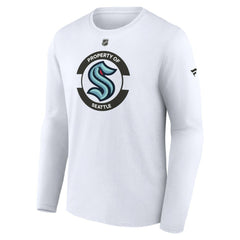 Seattle Kraken Fanatics Authentic Pro Core Secondary Long Sleeve T-Shirt - White | US 200864885