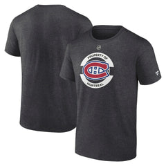 Montreal Canadiens Fanatics Authentic Pro Core Secondary T-Shirt - Heather Charcoal | US 200865078