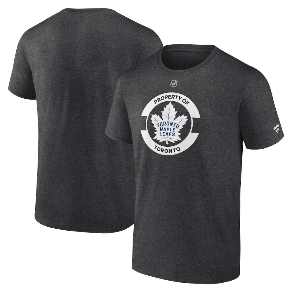 Toronto Maple Leafs Fanatics Authentic Pro Core Secondary T-Shirt - Heather Charcoal | US 200865108