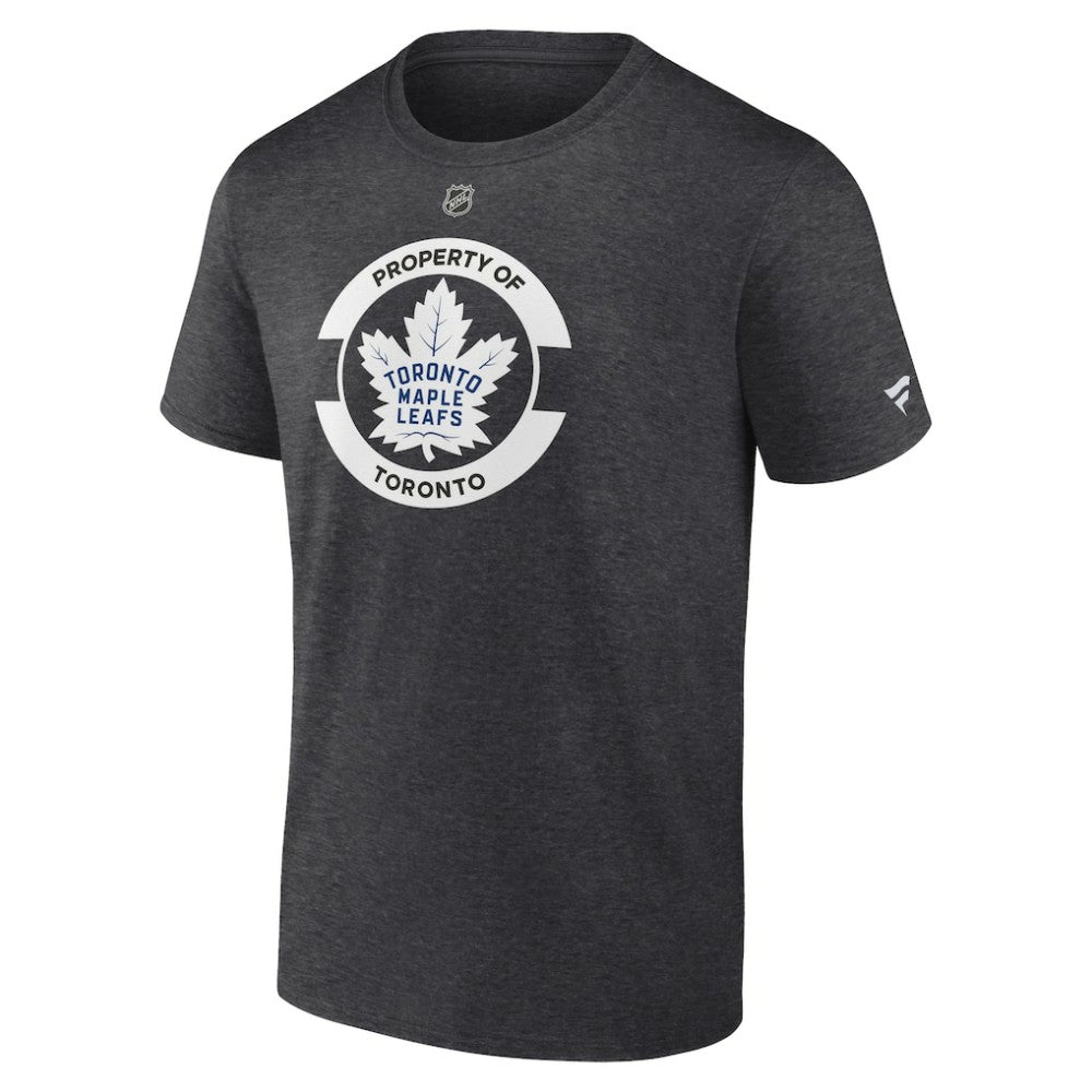 Toronto Maple Leafs Fanatics Authentic Pro Core Secondary T-Shirt - Heather Charcoal | US 200865108
