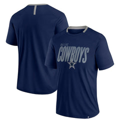Dallas Cowboys Fade Dot Slant T-Shirt - Navy T-shirts