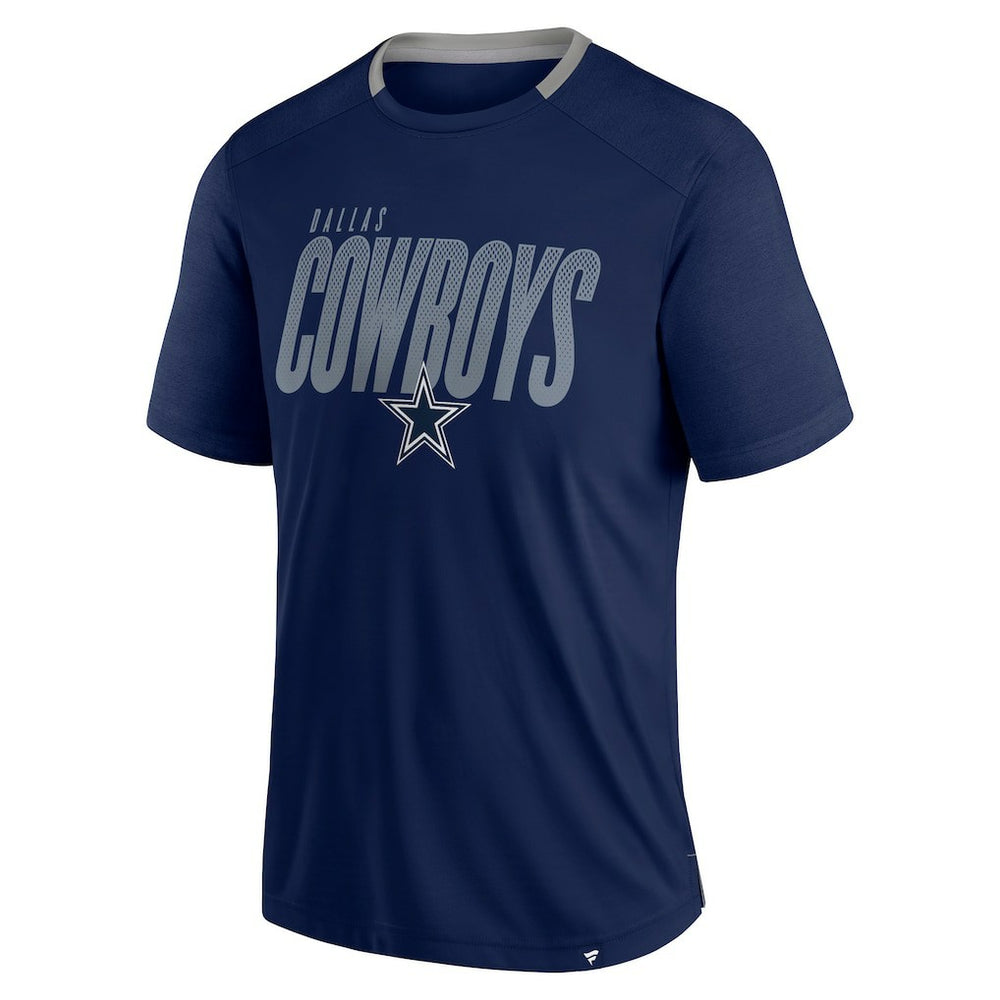 Dallas Cowboys Fade Dot Slant T-Shirt - Navy T-shirts
